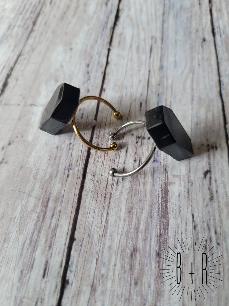 Coffin Adjustable Rings