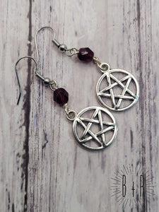 Pentacle Earrings